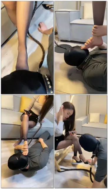 【超美AI杨幂】黑丝臭脚调脚贱狗爆蛋圣水深喉踩踏