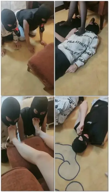 【青岛情侣】情侣玩2个学生奴