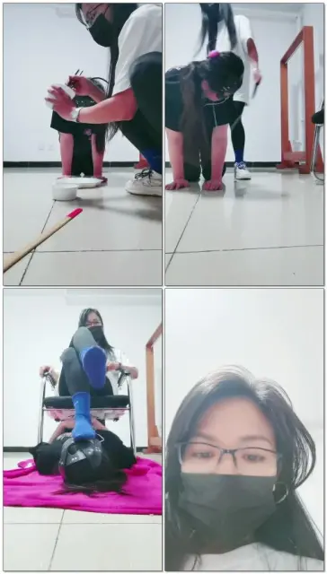 【璃茉老师】TJ女学生窒息挑战