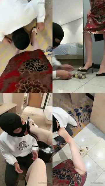 【安主】TJ胯下贱笔胯下羞辱舔鞋底喂食圣水