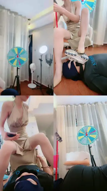 【芷晴】幸运大转盘随机虐-丝袜塞嘴/高跟踩踏/电击