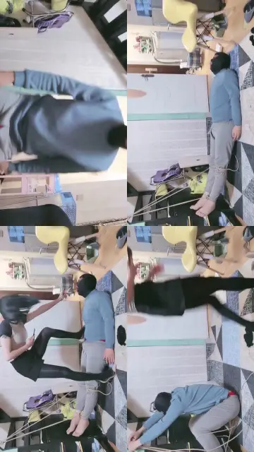 【冷酷爷】脚捆绑踩地毯