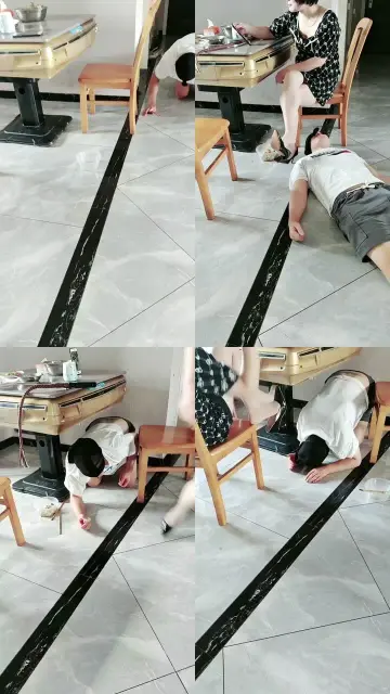 【未央宫】桌子底下伺候主人吃饭