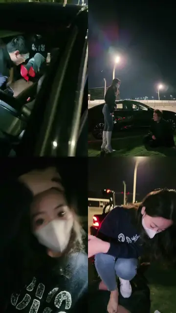 【禾末】精彩-长靴白富美户外遛狗/转胯/小白鞋棉袜气味羞辱