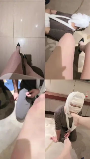 【安主】高跟美腿踩虐残疾狗