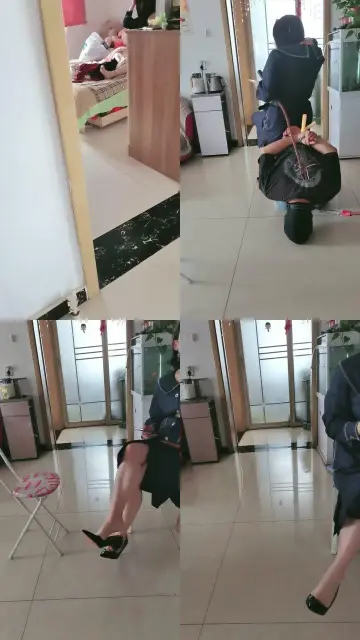 【美容院S】开发女奴暴打老公-骑马坐垫/捆绑鞭打