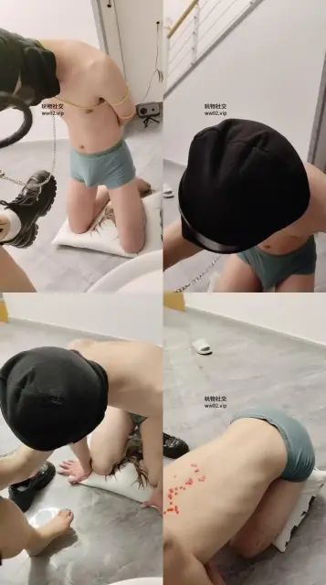 【风S】五花大绑-强制舔超臭白袜/吃烟灰/滴蜡