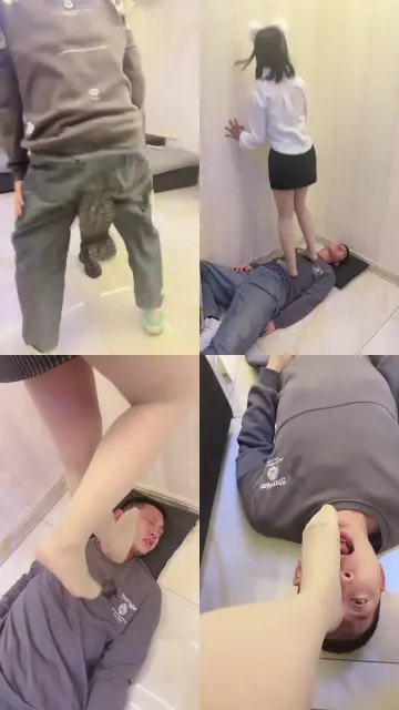 【依依子】萝莉主长靴重度提档/肉丝全体重踩踏