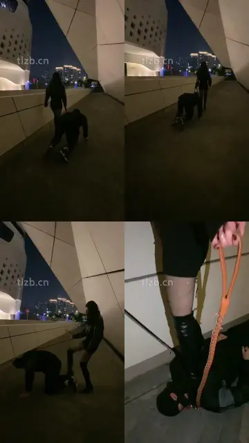 【扶桑】户外遛狗-长靴全体重踩踏