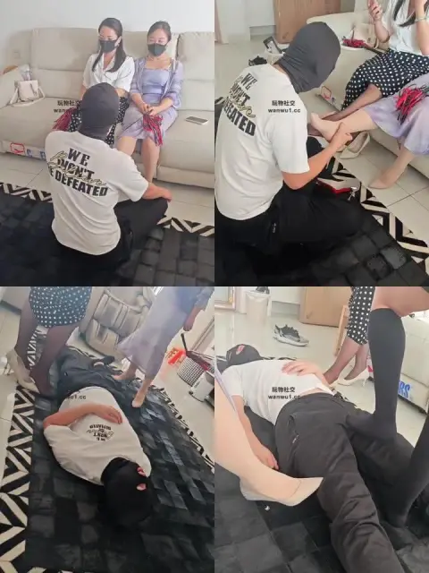 【安77】3S-高跟踩踏鞭打/虐乳【双视角版】