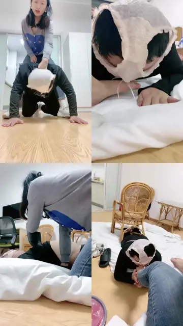 【小布丁S】小白鞋白棉袜踩踏虐打