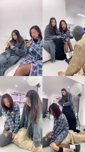 【术术】黑白棉袜-带素人闺蜜入圈