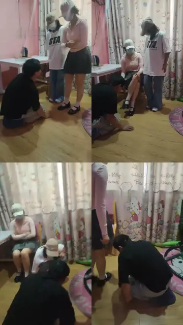 【最抗揍】开发双学生S-耳光踩踏/踢踹/磕头求饶/转胯