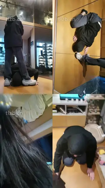 【文文文】素人小姐姐运动鞋踩踏/舔鞋底舌头出血