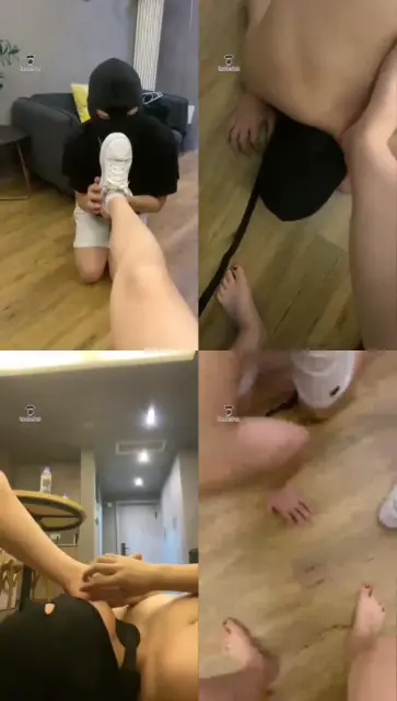 【圆圆】活捉粉丝团线下一只狗 清理鞋底舔脚 