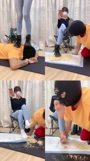 【暴力美学s】马丁靴踩脸 踩舌头