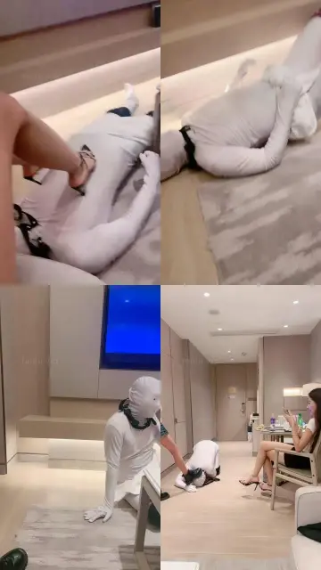 【沅芷大人】高跟全体重踩脚垫/虐乳