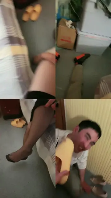 【刘二狗】素人技师黑丝高跟踩虐