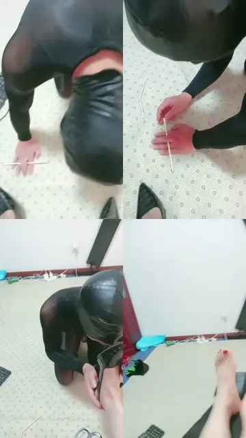 【冰炫】碾压踩-筷子夹手指刑/手铐捆绑【双视角版】