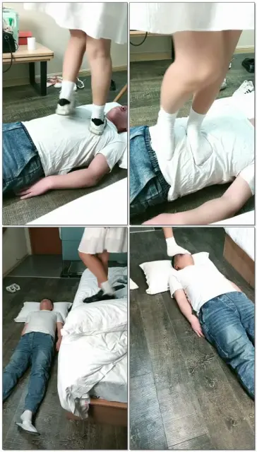 【萌宝儿】全体重跳踩拖鞋小白鞋皮鞋踩踏专场