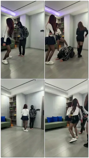 【妍琦ss】三主调狗踢踹