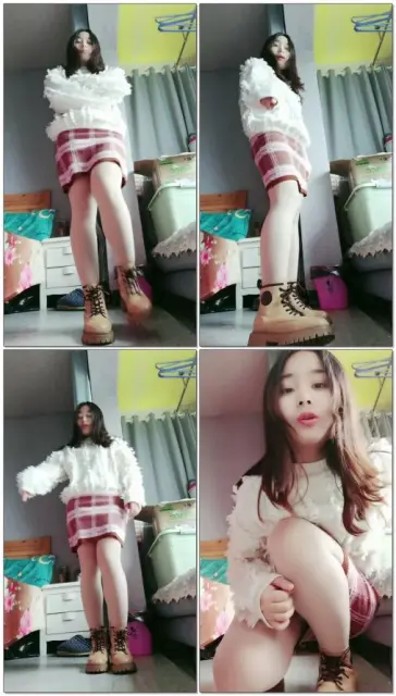 【晓安公主】第一视角肉丝马丁靴绿帽剧情