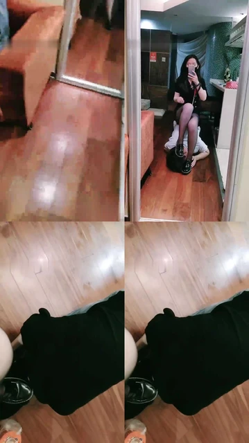 【露娜】闻原味黑丝脚的贱狗【完整版】