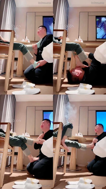 【崔崔】原味棉袜裸足恋足狂舔