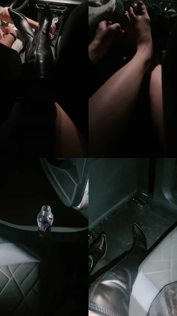 【sss诗诗】车内清理主子的脏长靴