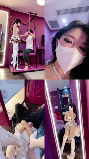 【玥樾】刑具吊绑-鞋底清理器/插嘴/肉丝诱惑