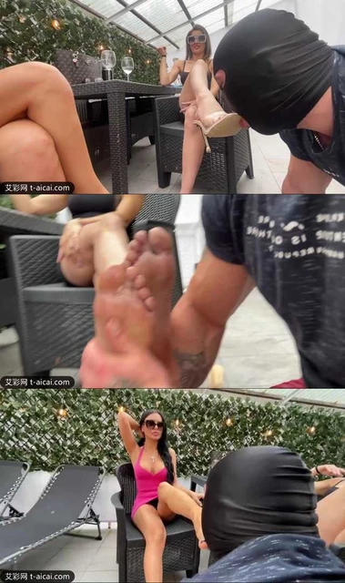 【欧美女王】肌肉猛男沦为狗!跪舔拜金女臭脚喝洗脚水这么壮依然被女人欺负
