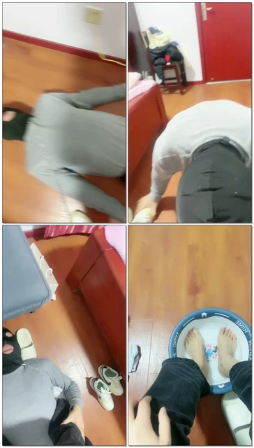 【语小心夫妻S】全体重踩踏喝洗脚水差点喘不气