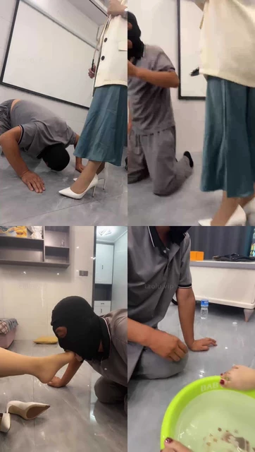 【辣姐】重度鞭打耳光/喝圣水/脚插嘴