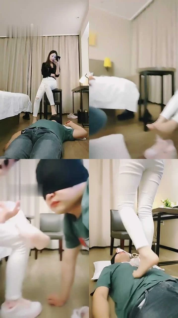 【武汉小主】棉袜堵嘴高跟裸足踩踏