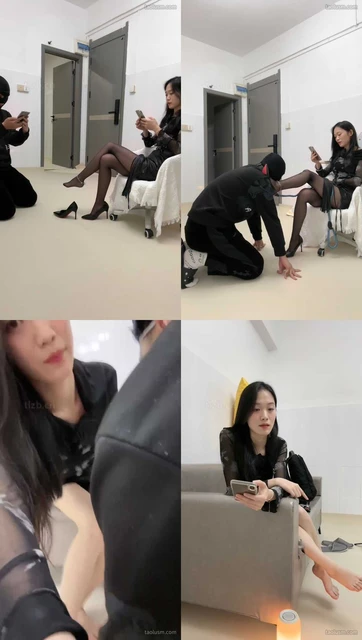 【绵绵】骑马爬行/黑丝高跟美腿踩虐/踩脸窒息/伺候沐足