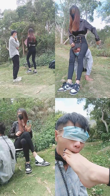 【美娜格格】剧情-卖花女暴揍猥琐男/白袜深喉/转胯/腿绞