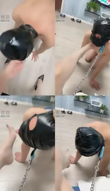 【妆主大大】肉丝钻跨鞭打圈养家奴