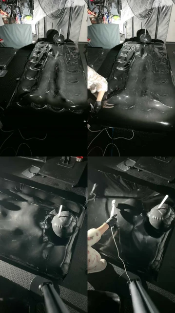 【K老师】皮革床束缚窒息