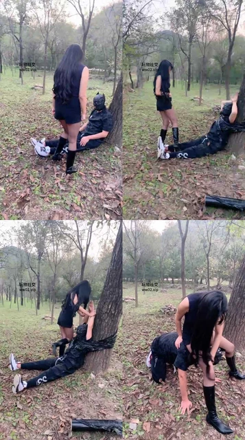 【蒂法】户外逮住跟踪狂虐废