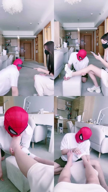 【茶茶】暴打蜘蛛侠-骑马/负重俯卧撑/鞭打手心sp