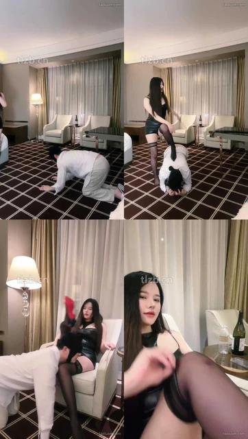 【琪琪大人】模特S-黑丝脚踩踏/鞭打/腿绞/脚插嘴