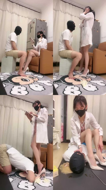 【暴力美学】暴力女医-痛苦极限疗法-窒息深喉虐乳