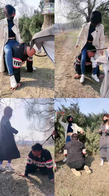 【爵恋霸主】双S-户外-骑马遛狗/吊绑虐打/踩踏【双视角完整版】