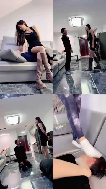 【二宝】开发闺蜜做S踢裆踹头