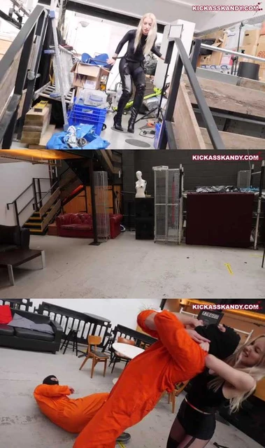 【欧美女王】kak绝美女王长靴美腿踢杀一个工厂,不留活口