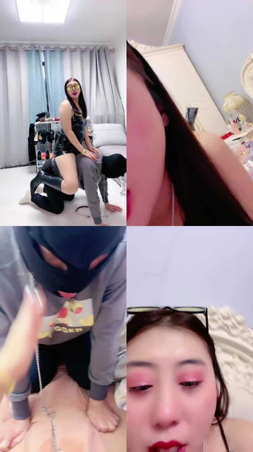 【伊兮夫妻】囚禁狗笼/骑马转胯/长靴高跟踩虐/舔腋下喝圣水