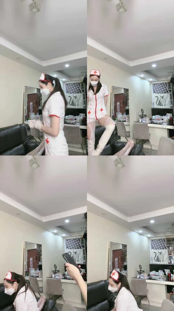 【深圳倪梵S】护士服炸(绿色版)