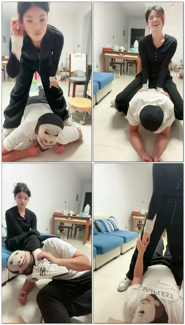 【锅盖子s】素人妮妮首次欺负我,我太惨了