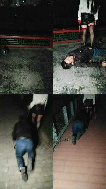 【天韵女皇】深夜户外处刑跟踪狂【双视角版】