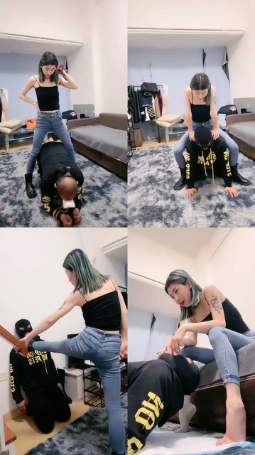 【兔兔大人】绑脸闻鞋/重度鞭打/转胯遛狗/踩踏/腿绞/吃鼻涕